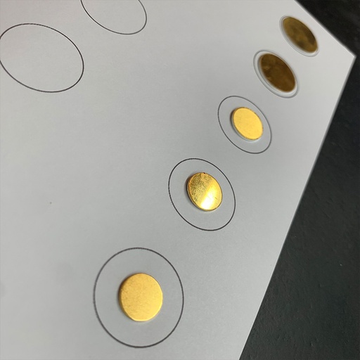 [x] 935/ooo Silberblech mit Gold-Auflage